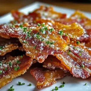 Parmesan Candied Bacon Crackers