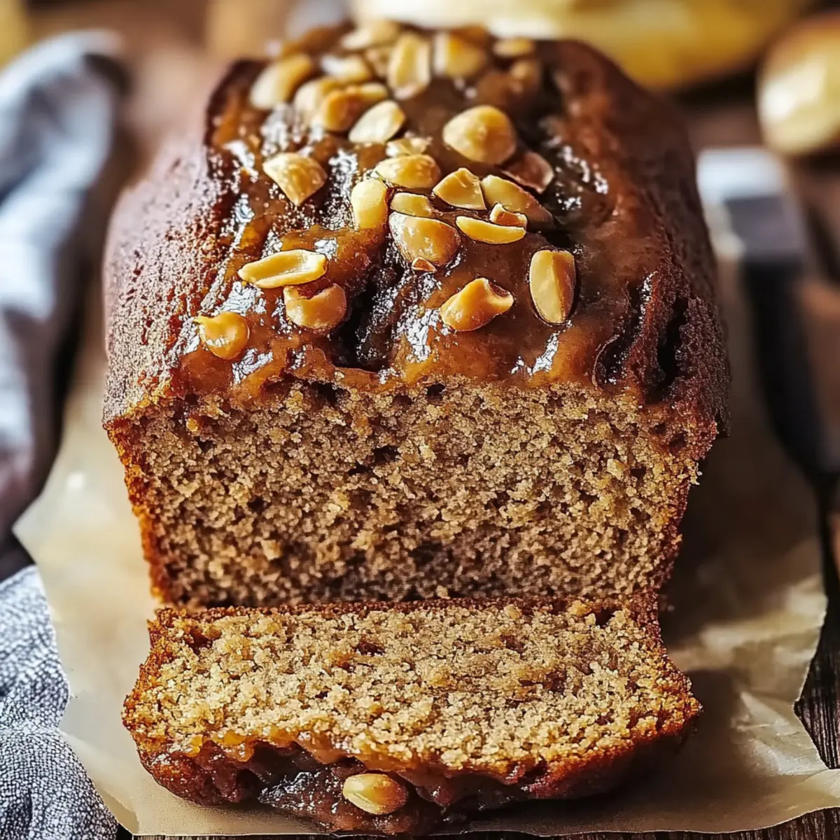 Peanut Butter Banana Bread