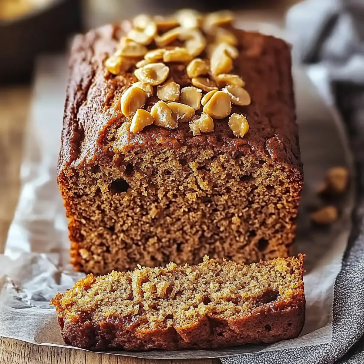 Peanut Butter Banana Bread
