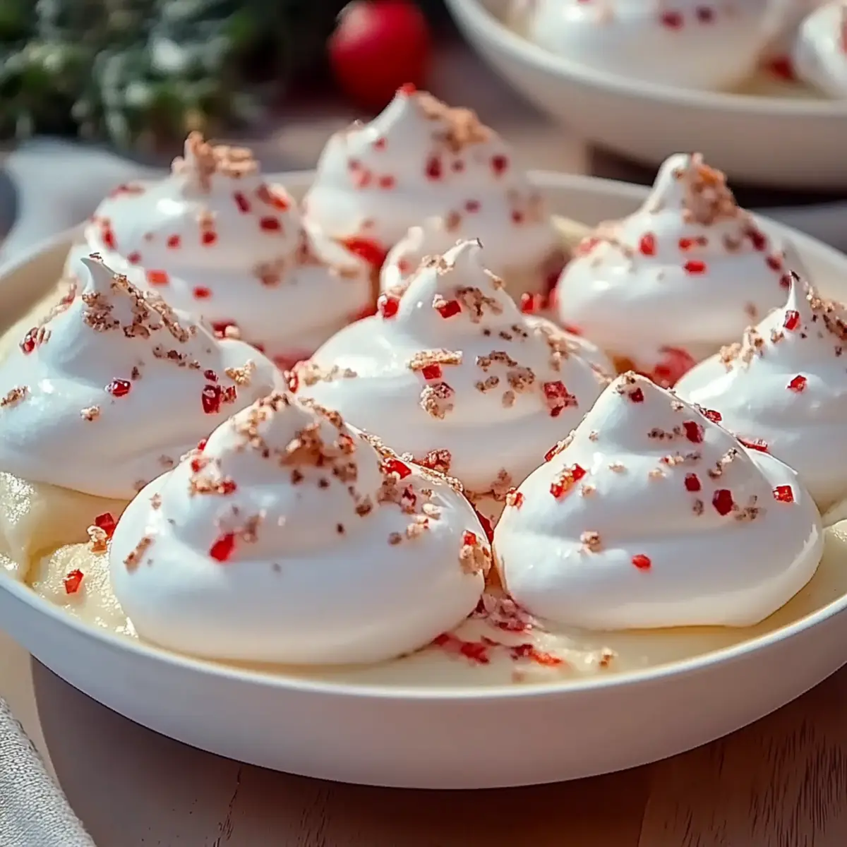 Peppermint Meringues