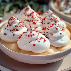 Peppermint Meringues