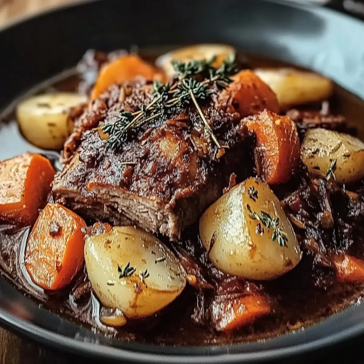 Pot Roast with Potatoes and Carrots