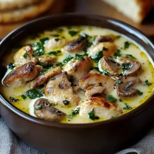 Rotisserie Chicken Mushroom Soup