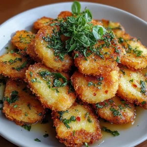 Savory Crispy Fried False with Zesty Herb Infusion