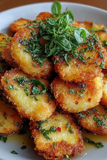 Savory Crispy Fried False with Zesty Herb Infusion