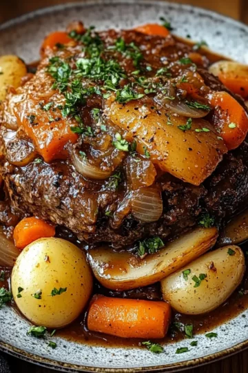 Savory French Onion Pot Roast