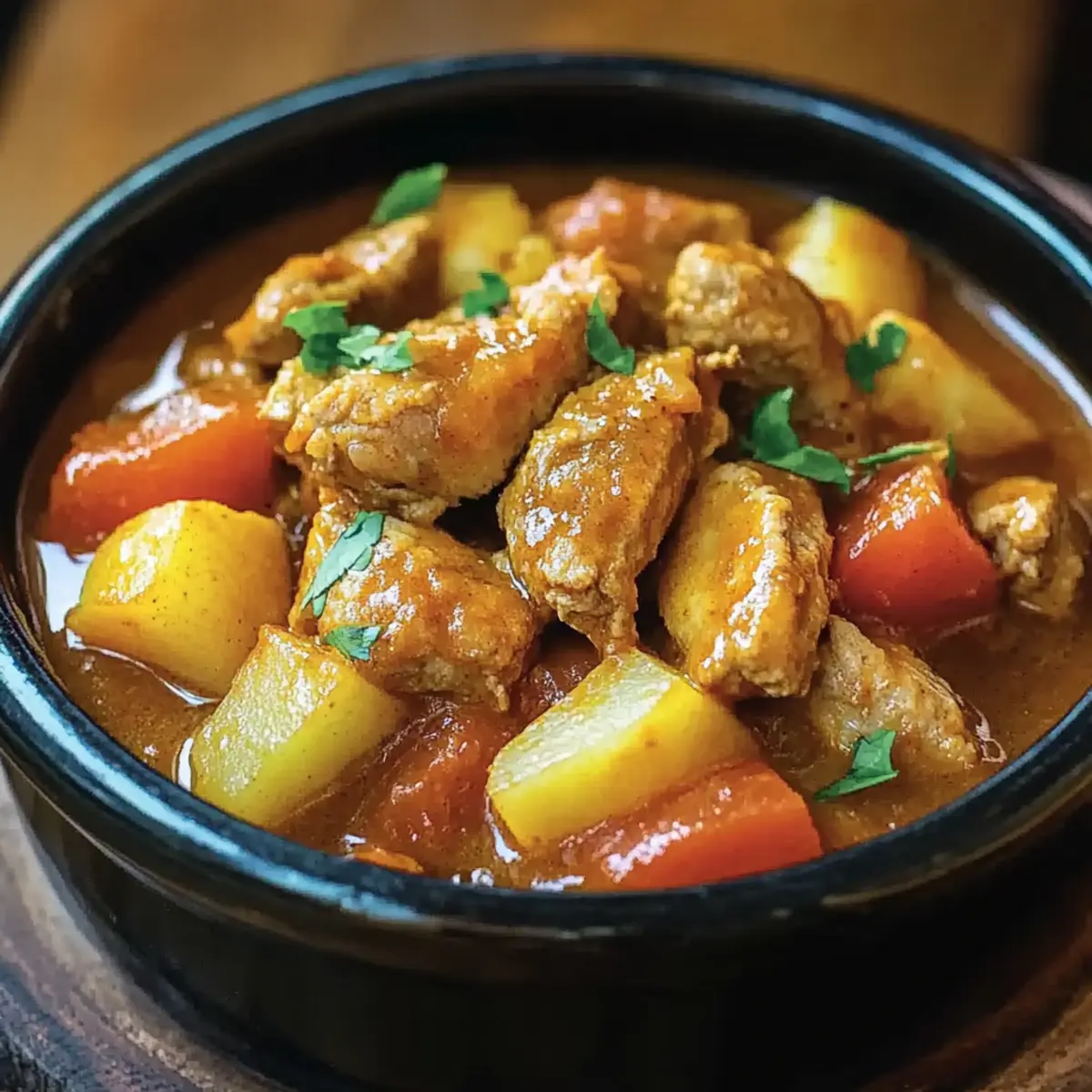 Slow Cooker Chicken Curry