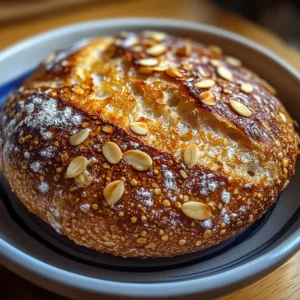 Soft and Chewy Honey Oat Sourdough Bread