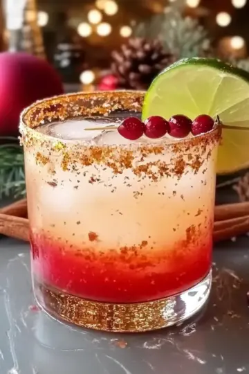 Spiced Up Christmas Margarita