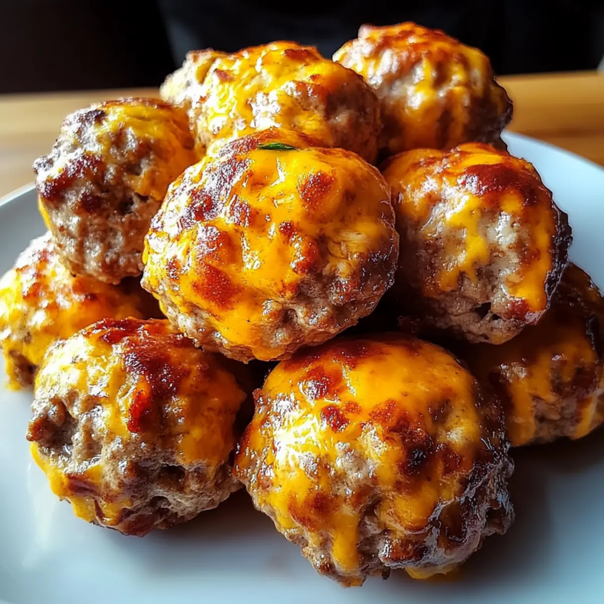 Spicy Rotel Cream Cheese Sausage Balls