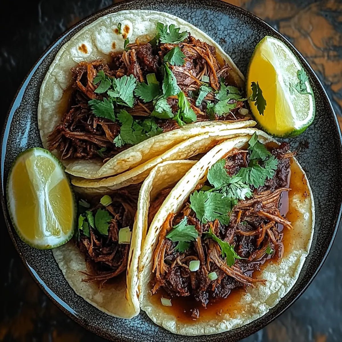 Spicy Slow-Cooked Mexican Birria Tacos