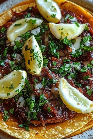 Spicy Slow-Cooked Mexican Birria Tacos