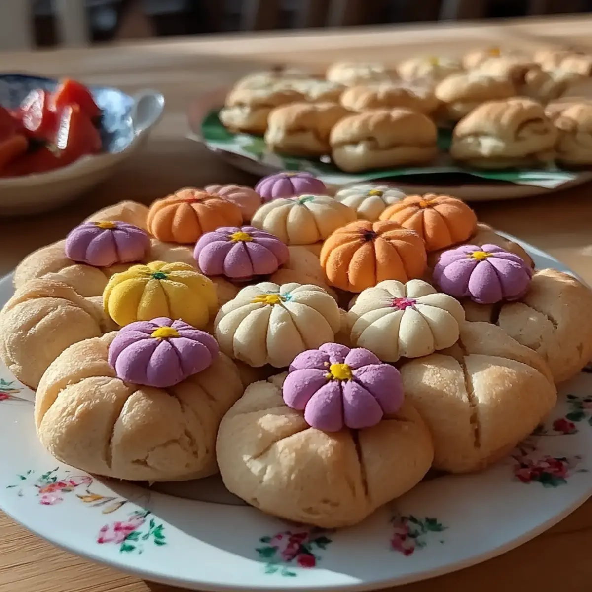 Spring Flower Shortbread Cookies