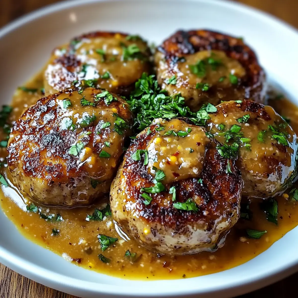 Stuffed Meatballs in Guinness Gravy