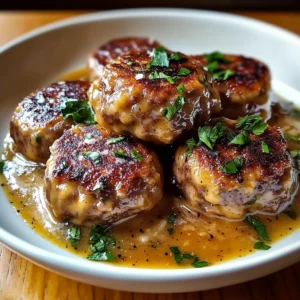 Stuffed Meatballs in Guinness Gravy