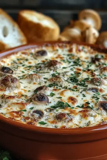 Stuffed Mushroom Dip