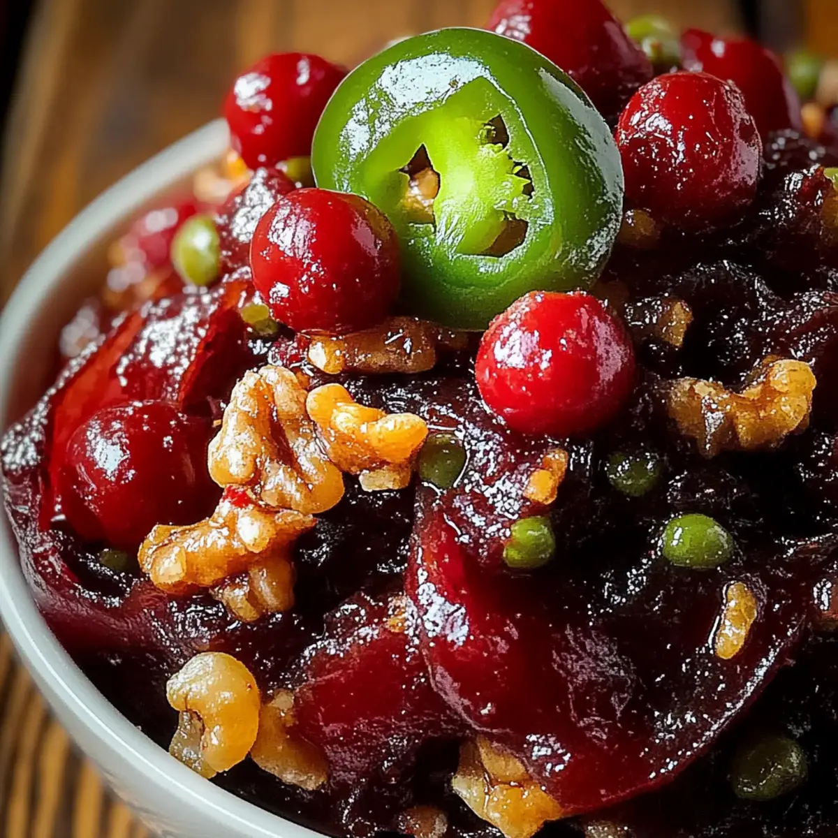 Sweet & Spicy Cranberry Jalapeño Cowboy Candy