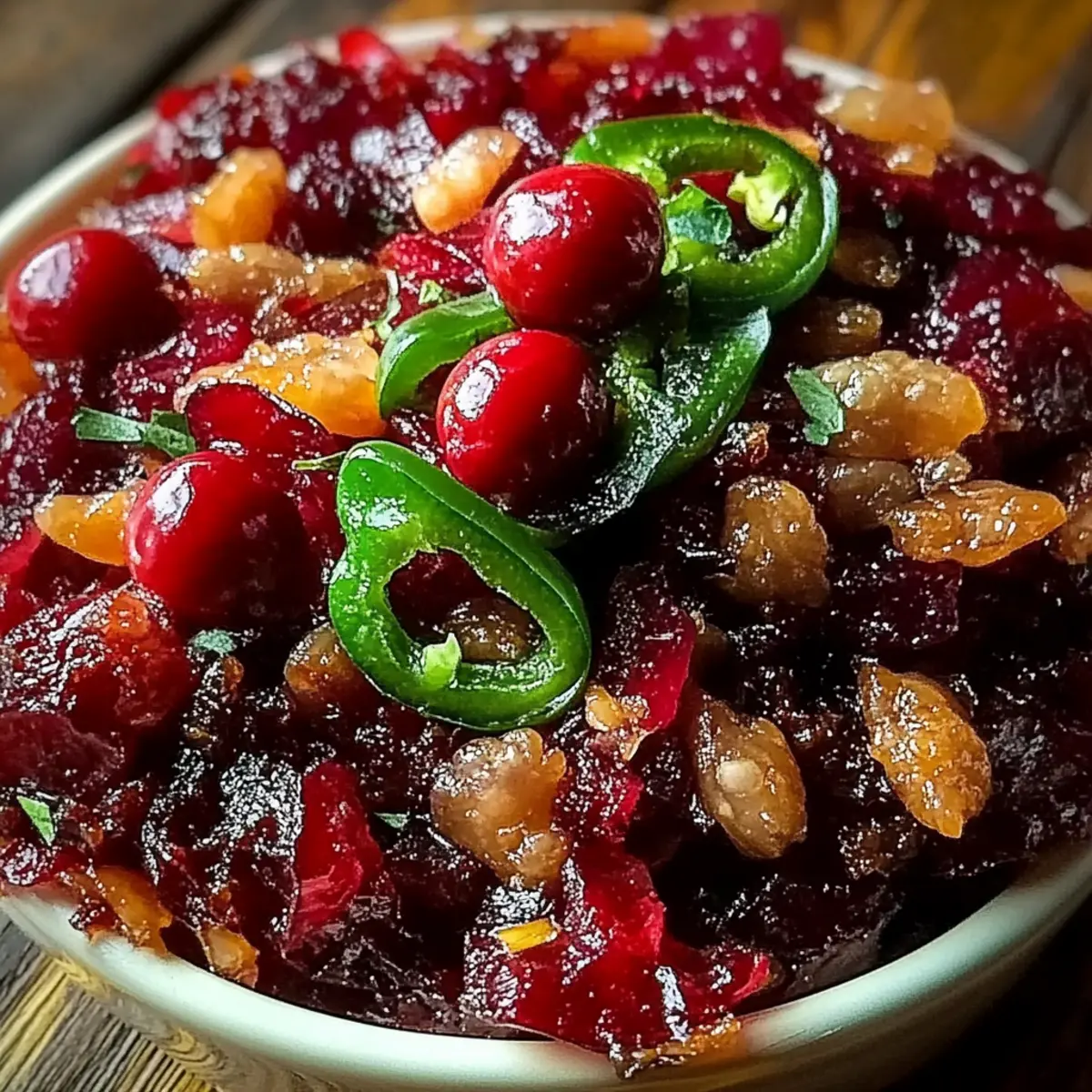 Sweet & Spicy Cranberry Jalapeño Cowboy Candy