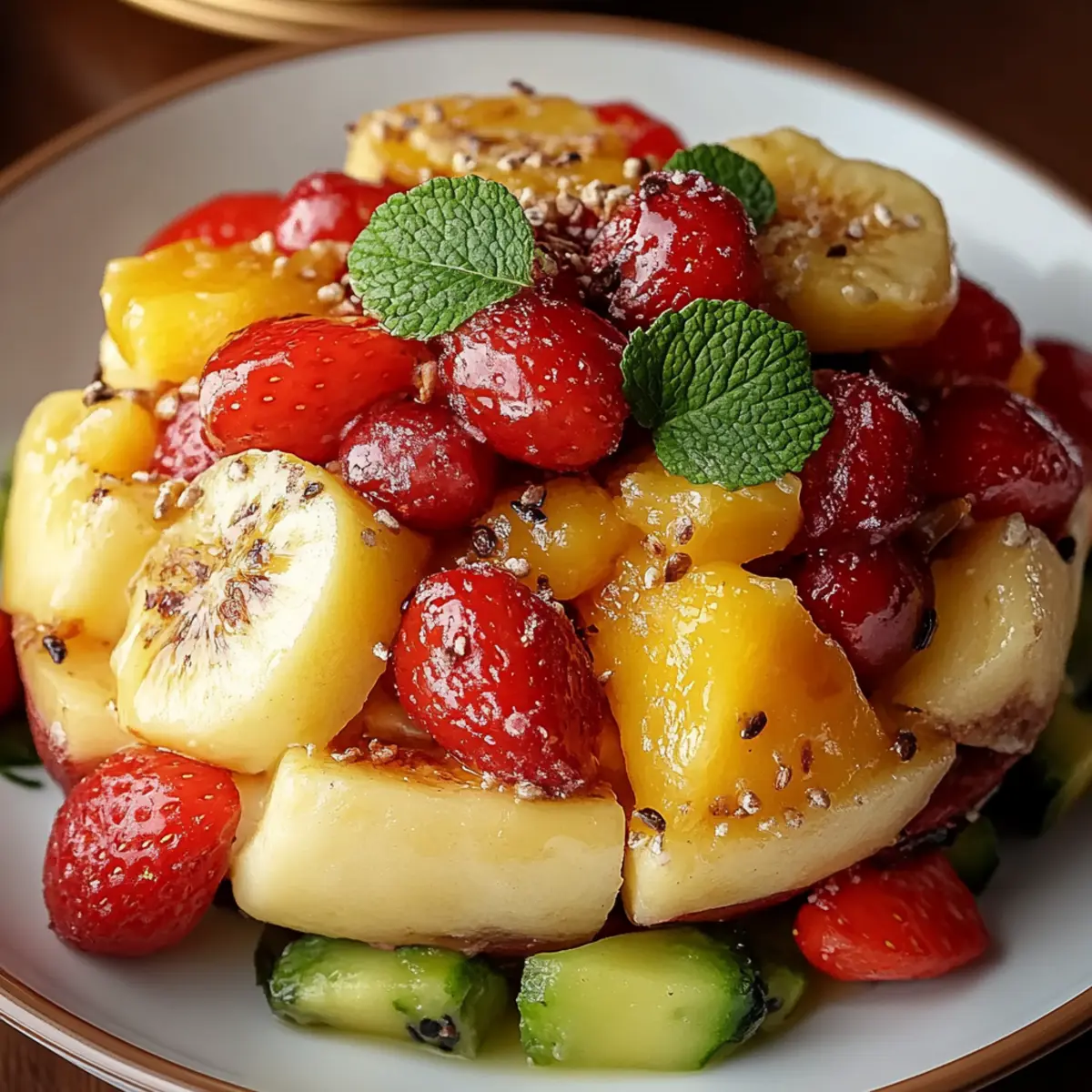 Tropical Fruit Salad with Citrus Zest