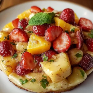 Tropical Fruit Salad with Citrus Zest