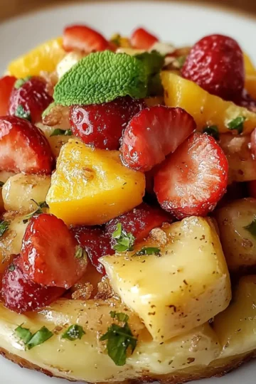 Tropical Fruit Salad with Citrus Zest