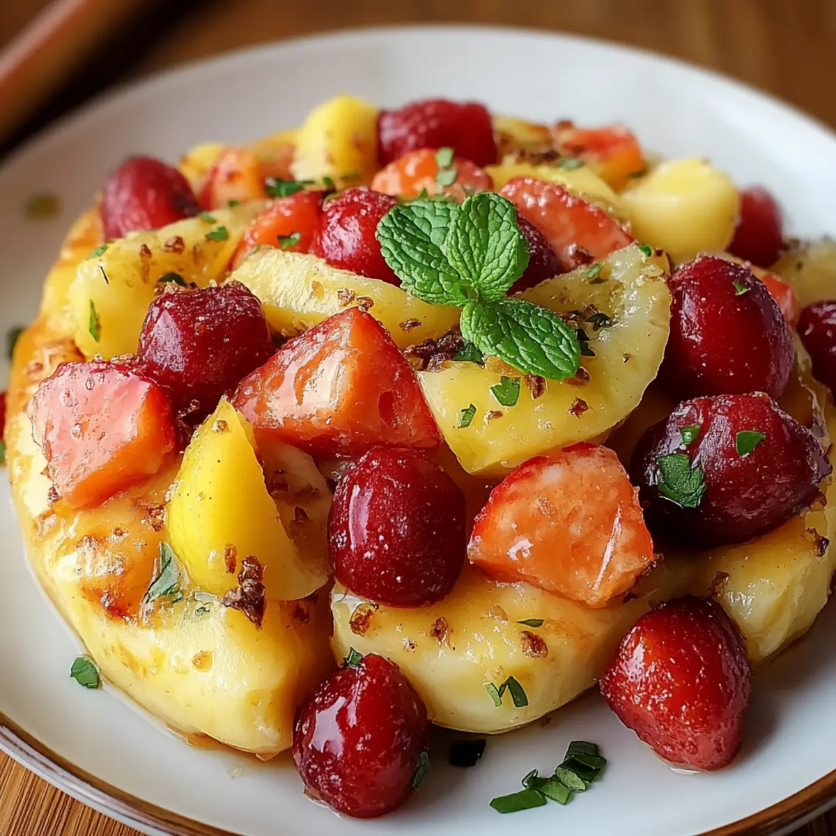 Tropical Fruit Salad with Citrus Zest
