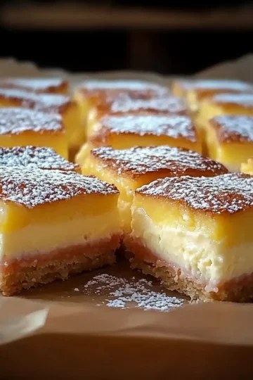 Vanilla Custard Cream Squares