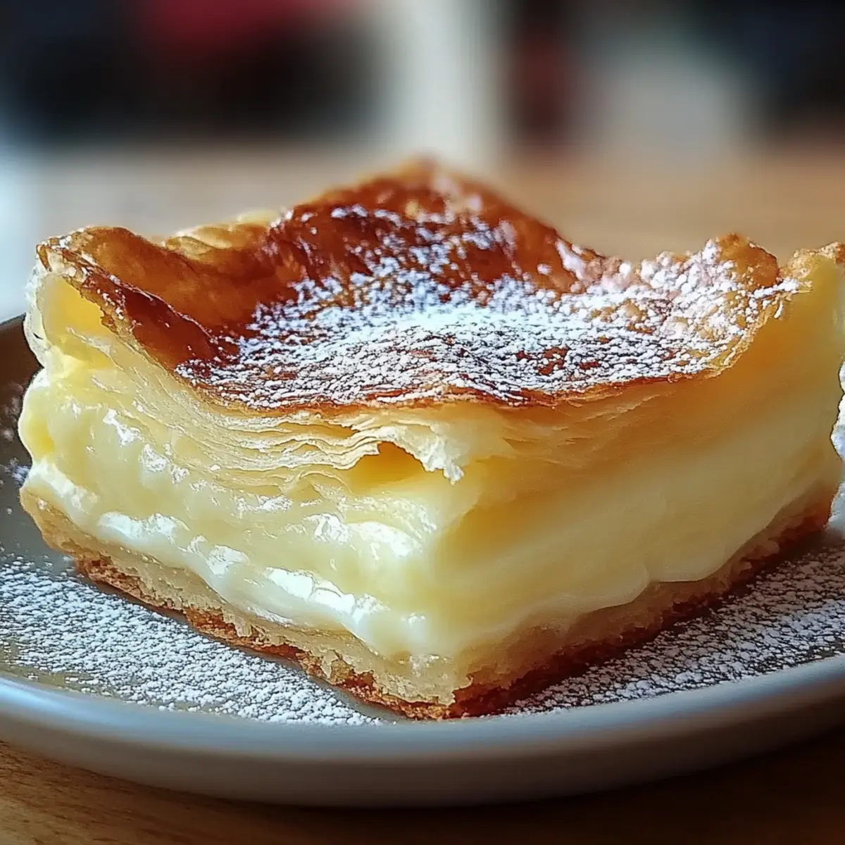Vanilla Custard Puff Pastry Cake