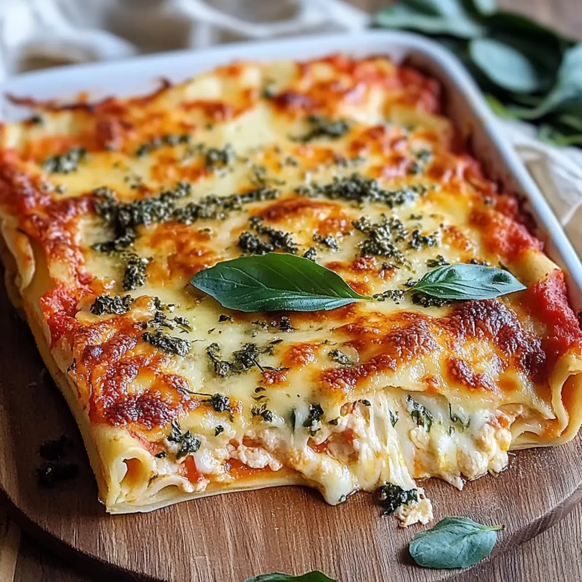 Vegetarian Lasagna with Ricotta