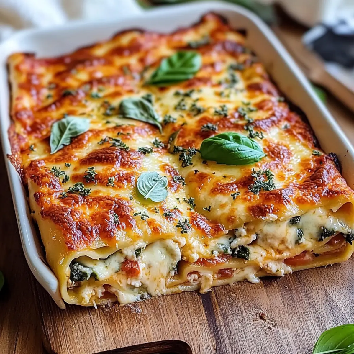 Vegetarian Lasagna with Ricotta