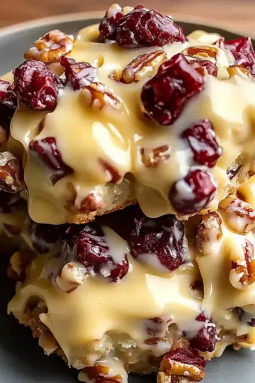White Chocolate Cranberry Pecan Clusters