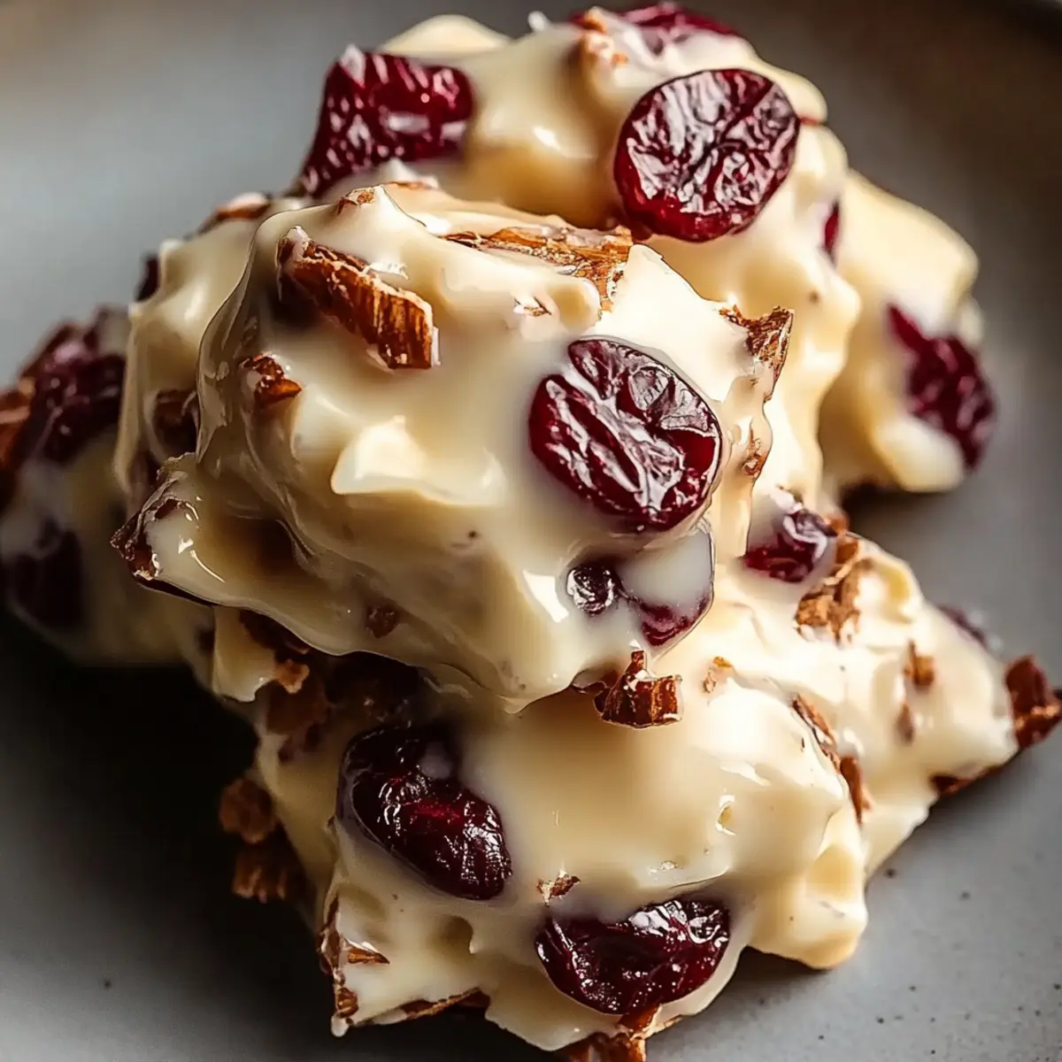 White Chocolate Cranberry Pecan Clusters