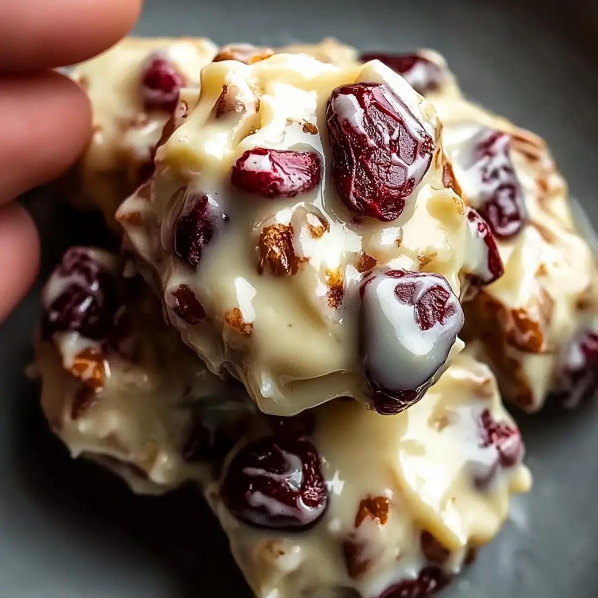 White Chocolate Cranberry Pecan Clusters