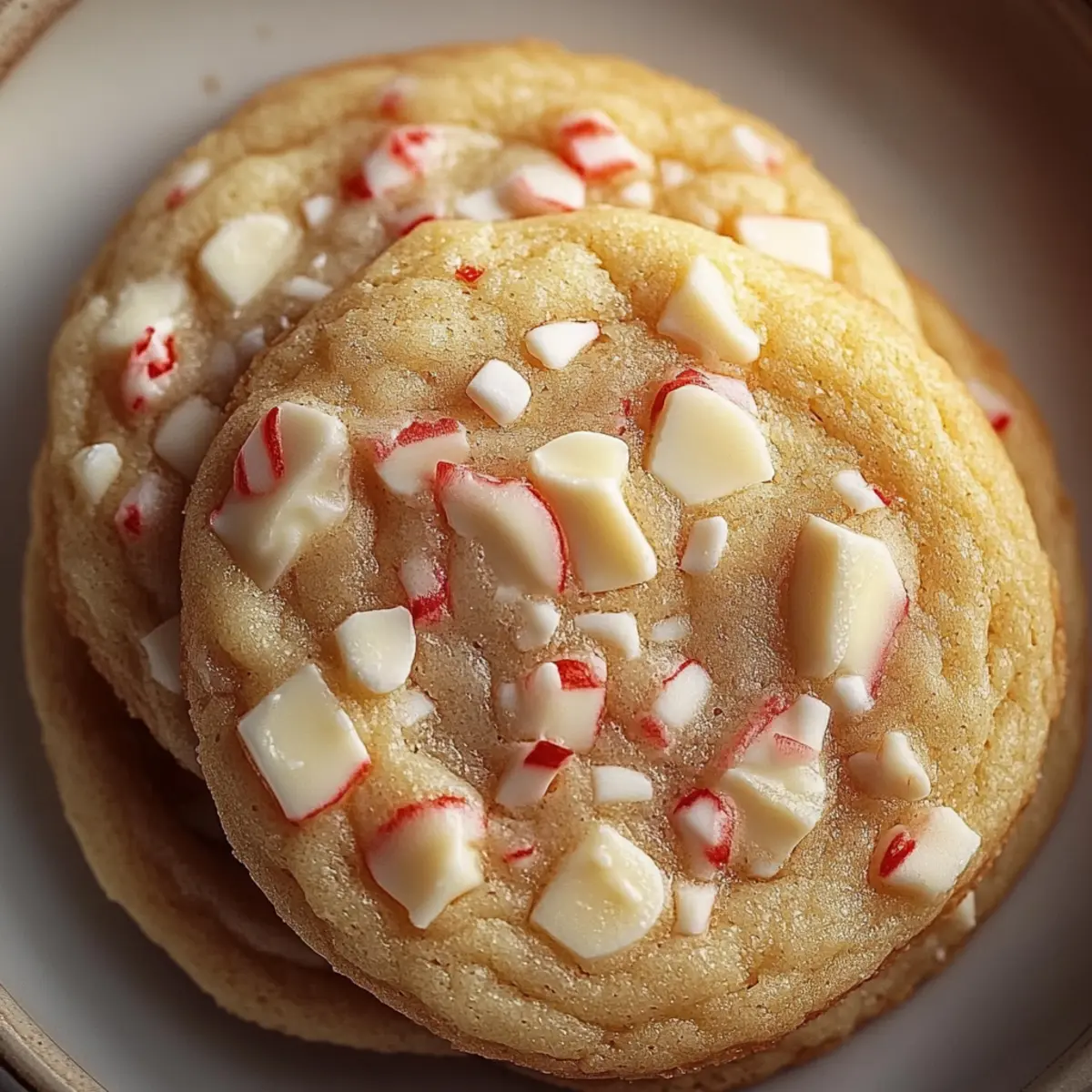 White Chocolate Peppermint Cookies