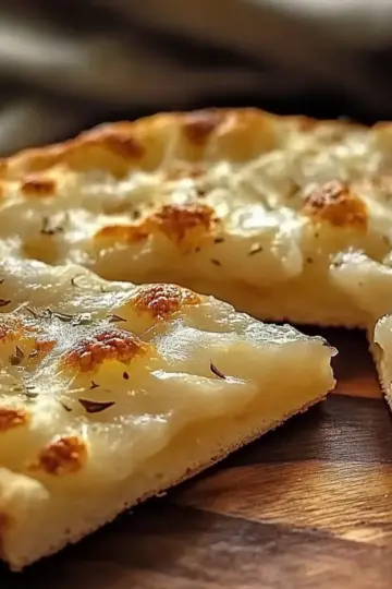 Air Fryer Cheesy Tortilla Garlic Bread