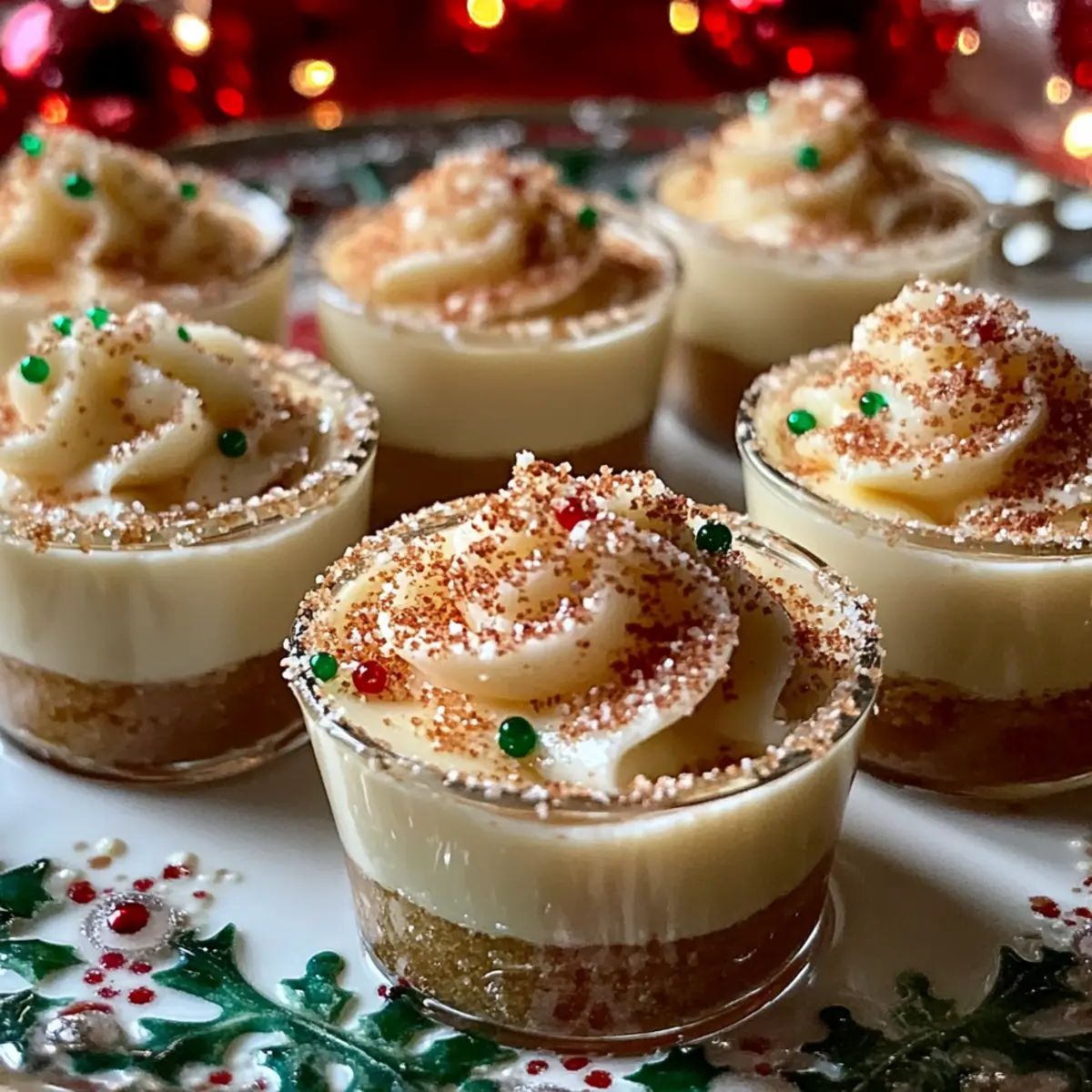 Baileys & Amaretto Christmas Sugar Cookie Vodka Shots