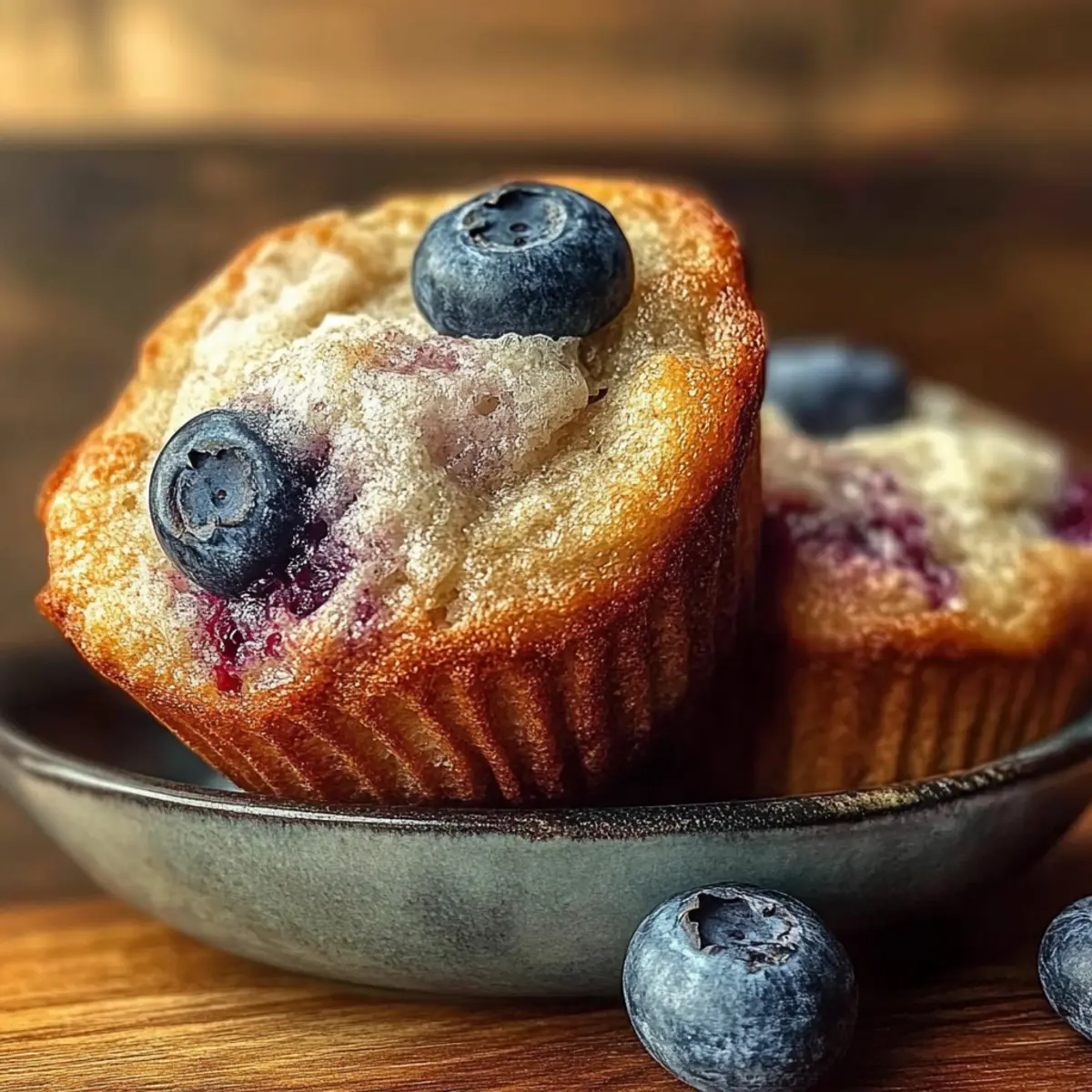Blueberry Cream Cheese Muffins