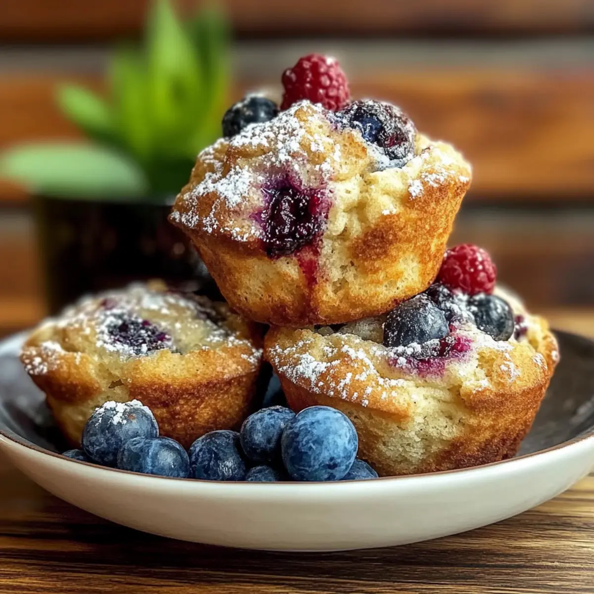 Blueberry Cream Cheese Muffins