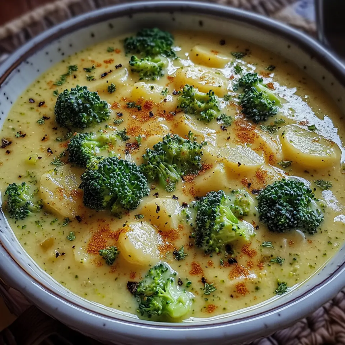 Broccoli Potato Cheese Soup