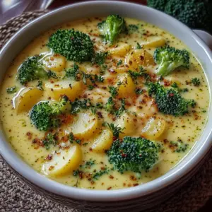 Broccoli Potato Cheese Soup