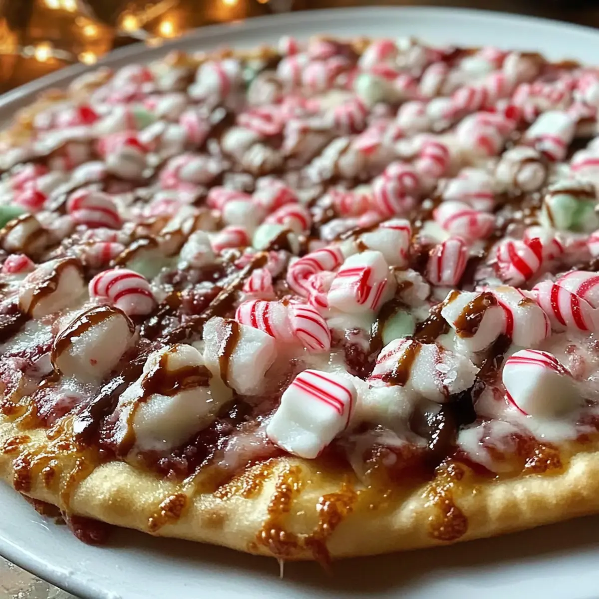 Candy Cane Pizza