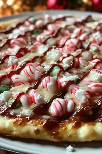 Candy Cane Pizza