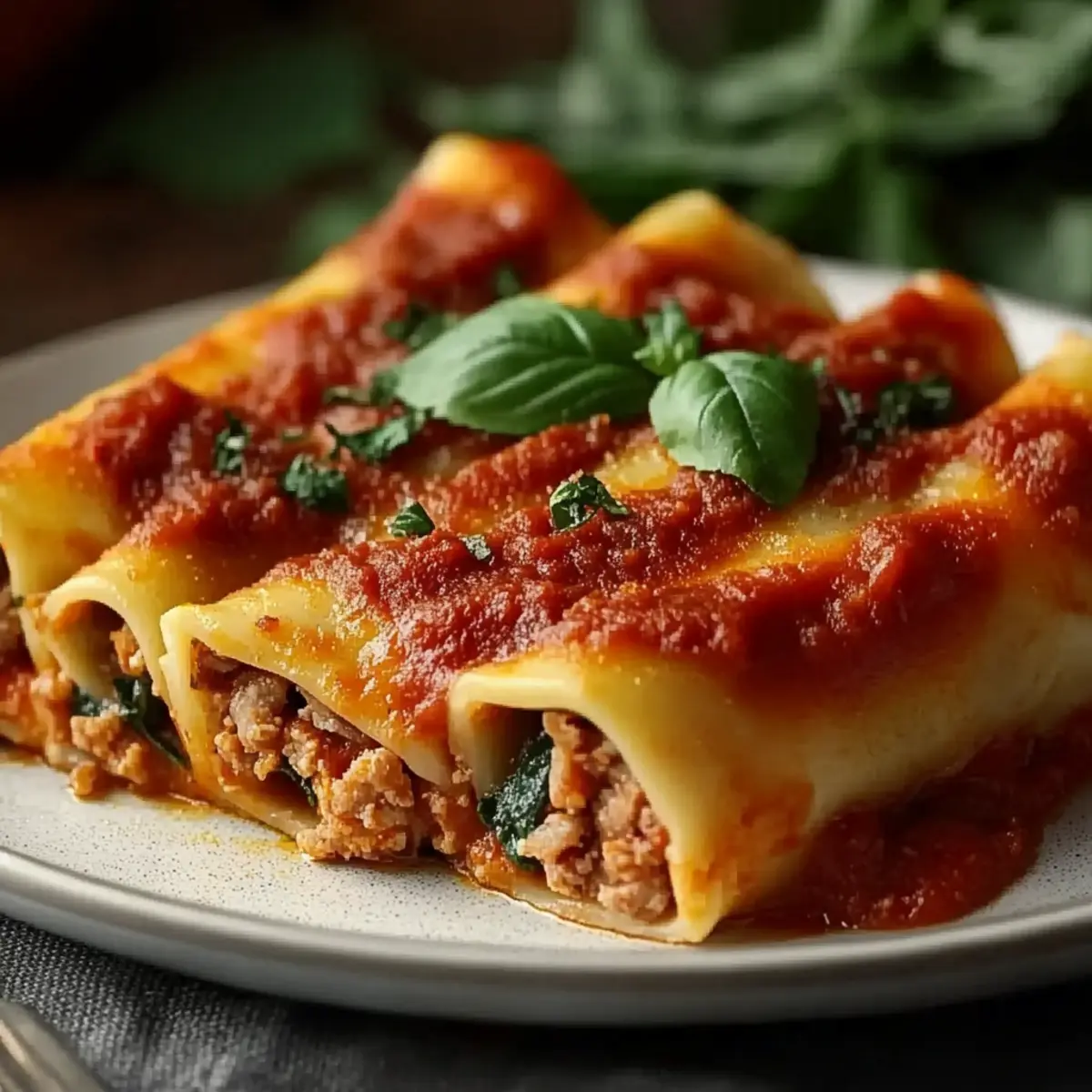 Cannelloni Viande Hachée