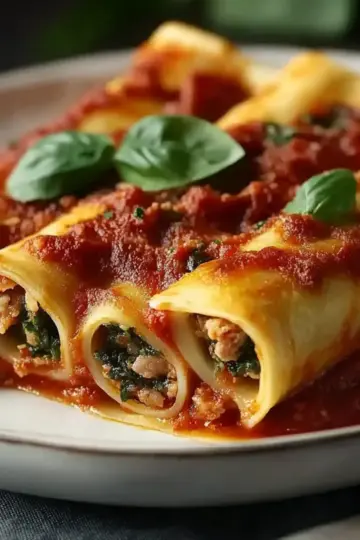 Cannelloni Viande Hachée