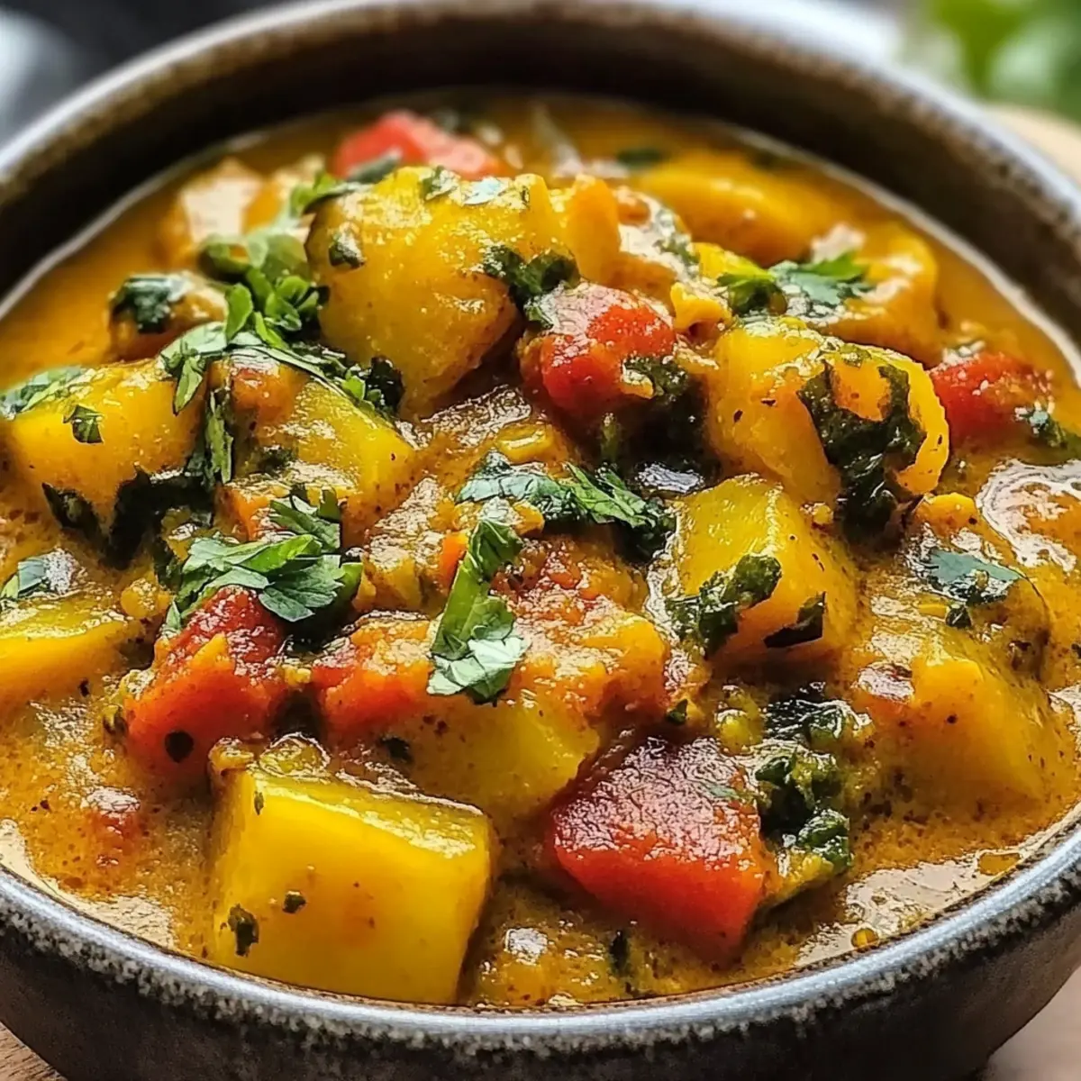 Caribbean-Style Plantain Curry
