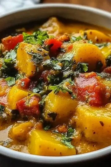 Caribbean-Style Plantain Curry