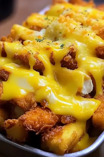 Cheesy Crispy Chicken Fries