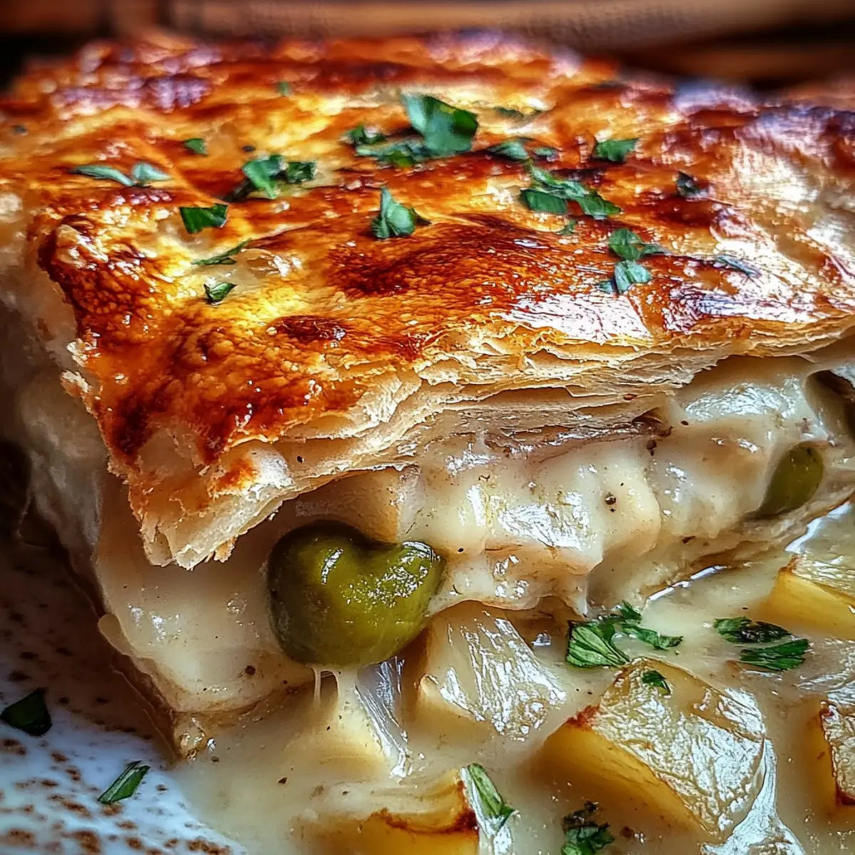 Chicken And Leek Pie
