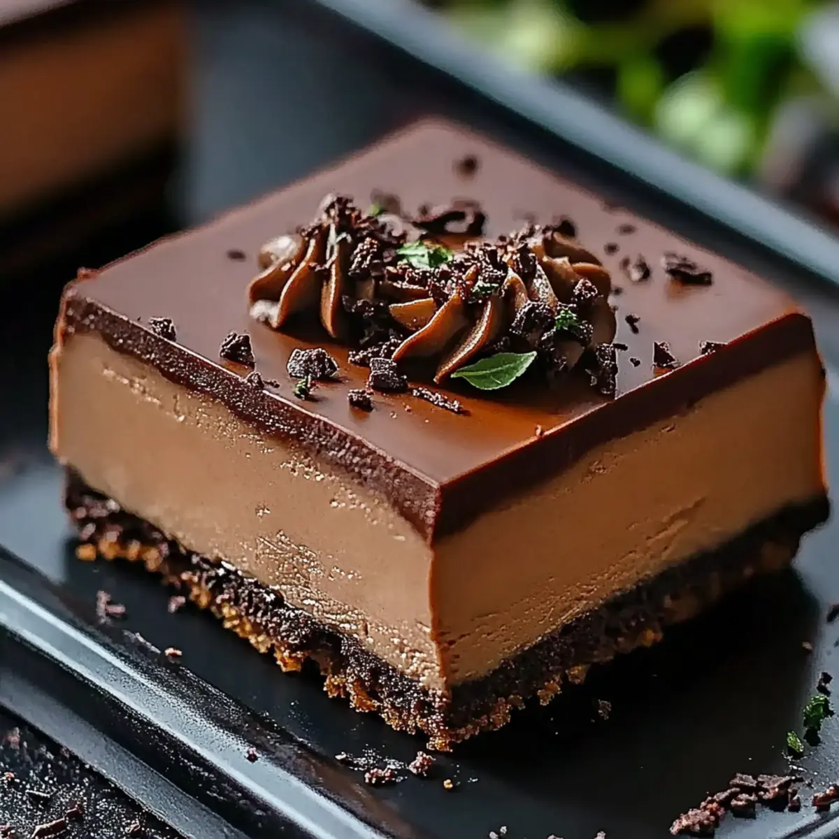 Chocolate Mousse Brownies