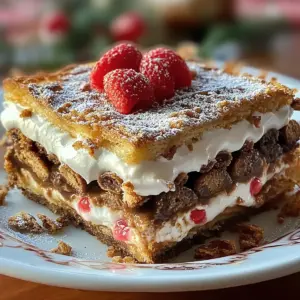 Christmas Cookie Lasagna